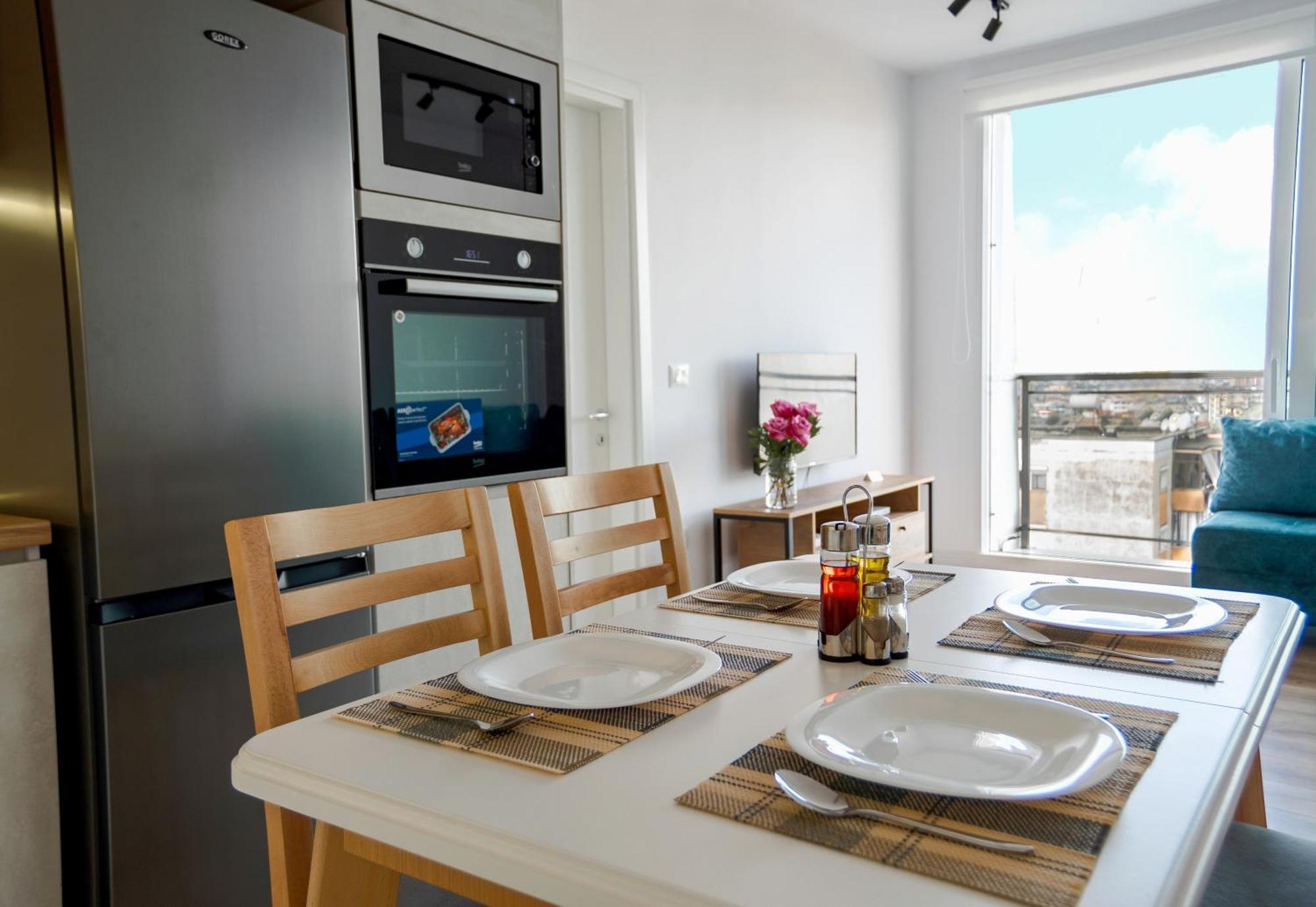 Urban Serenity City Skyline View Apartment 1 Tirana Exterior foto